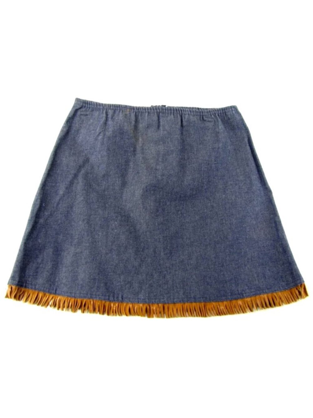SALE! Fringe Denim Jean Blue Short Mini Skirt